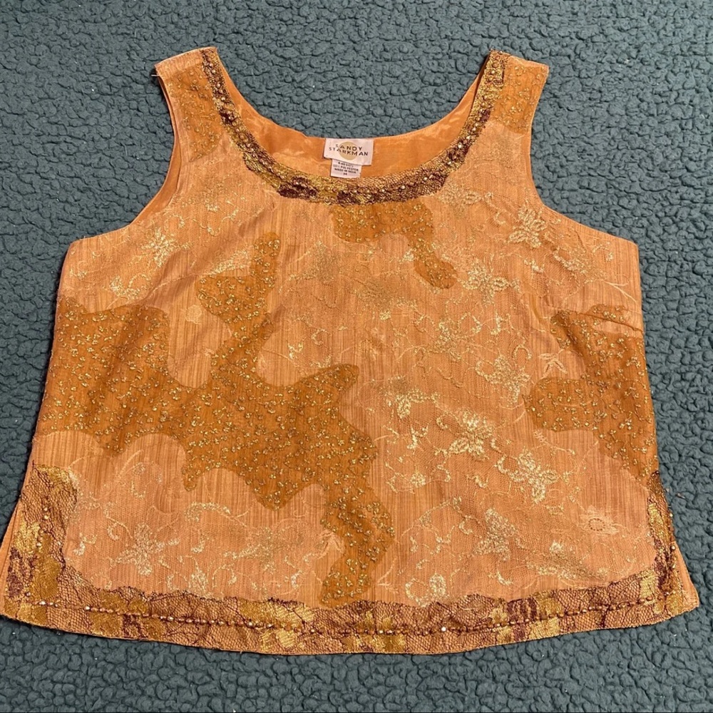 Sandy Starkman Gold Top For Women’s